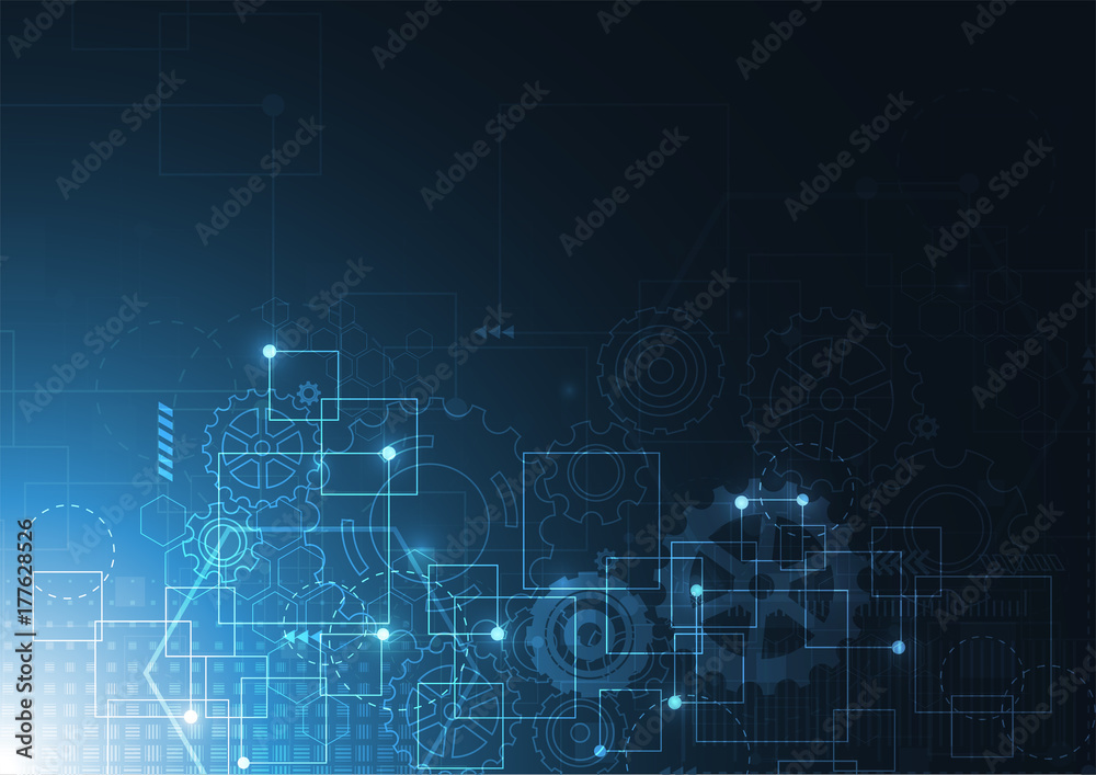 Abstract digital background with technology circuit board texture. Electronic motherboard illustration. Communication and engineering concept. Vector illustration Abstract digital background with technology circuit board texture. Electronic motherboard illustration. Communication and engineering concept. Vector illustration