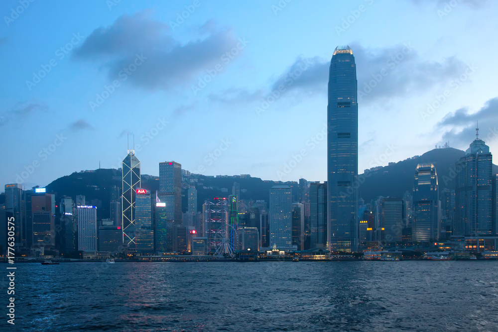 Fototapeta premium Hong Kong Victoria harbour