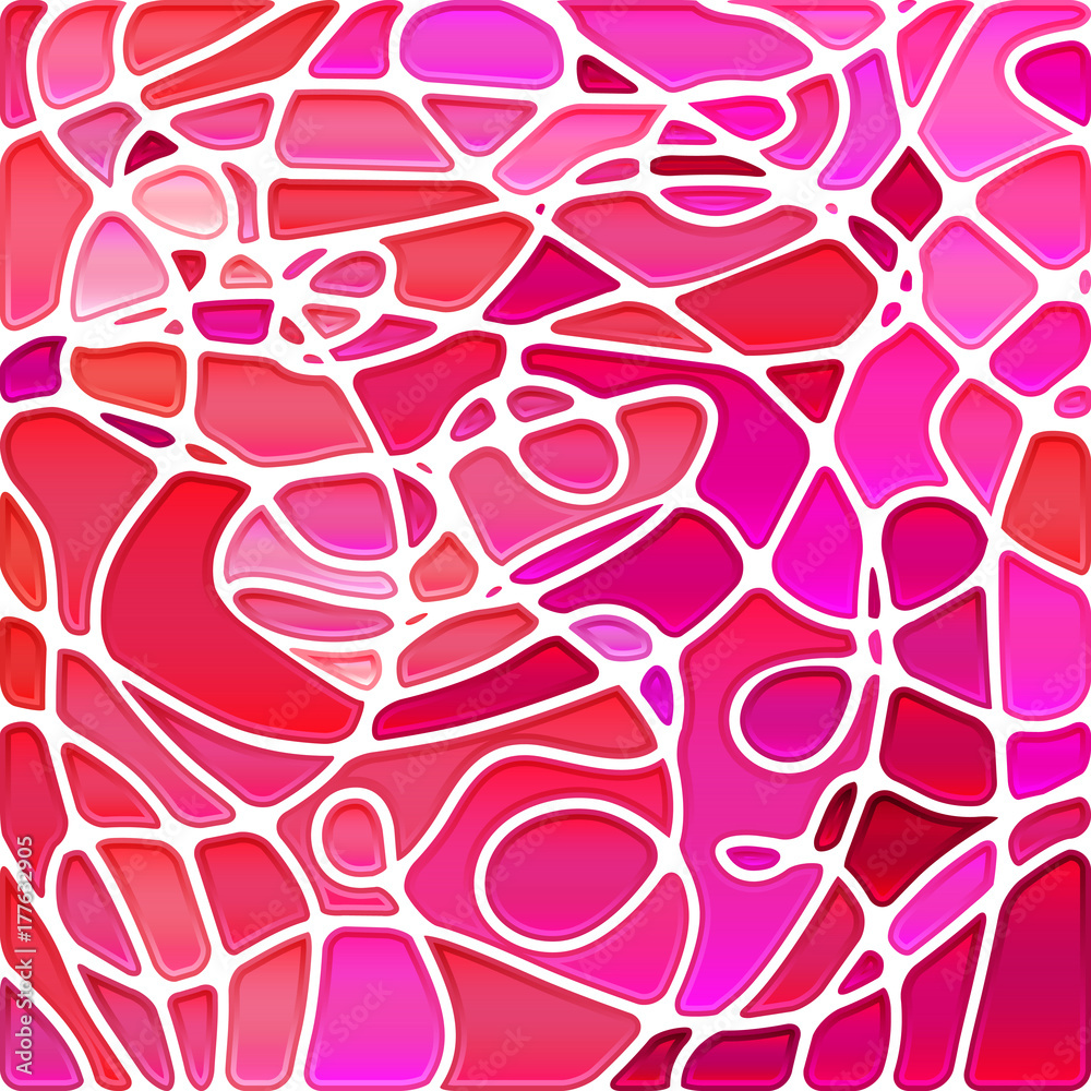 abstract vector stained-glass mosaic background