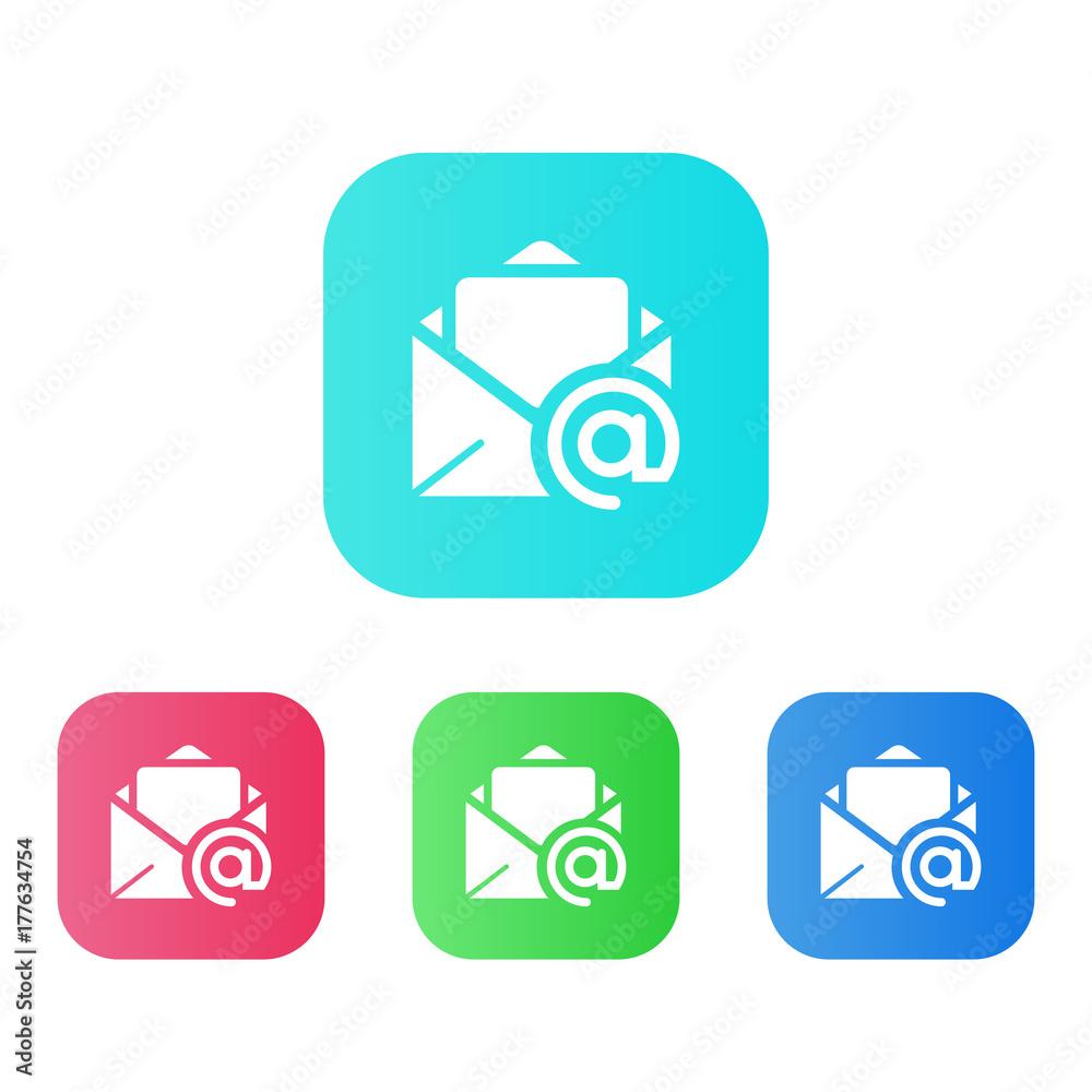 Four Colors - Flat App Icons Four Colors - Flat App Icons