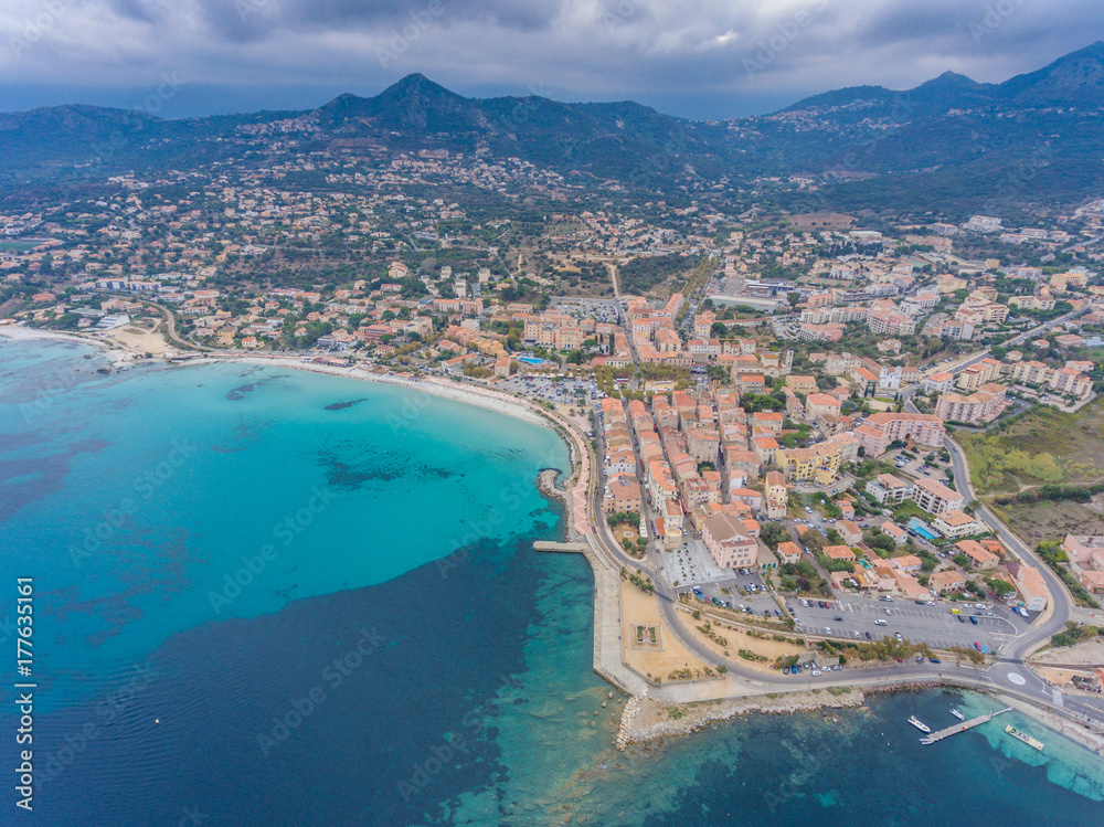Ile-Rousse an der Nordküste von Korsika in der Balagne