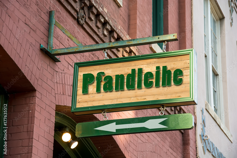 Schild 277 - Pfandleihe Schild 277 - Pfandleihe