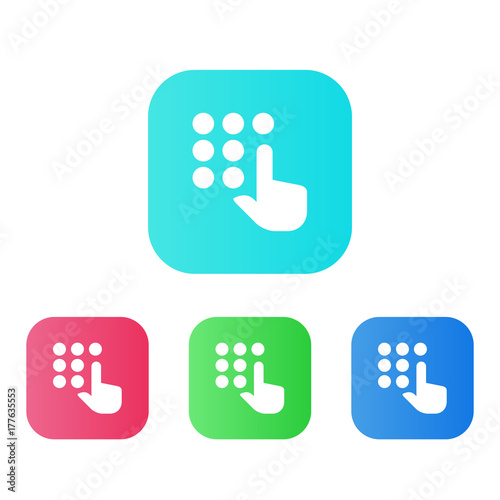 Four Colors - Flat App Icons