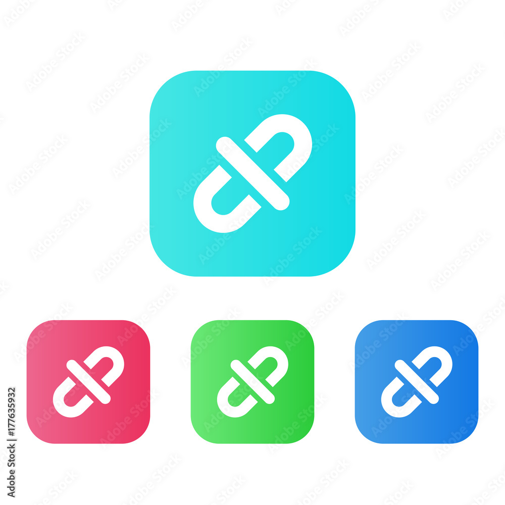 Four Colors - Flat App Icons Four Colors - Flat App Icons