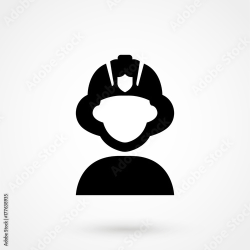 Fireman vector icon