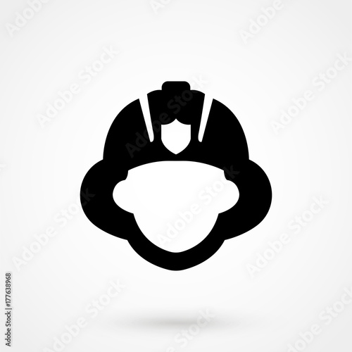Fireman vector icon
