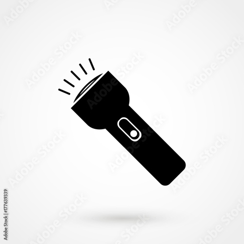 flashlight vector icon