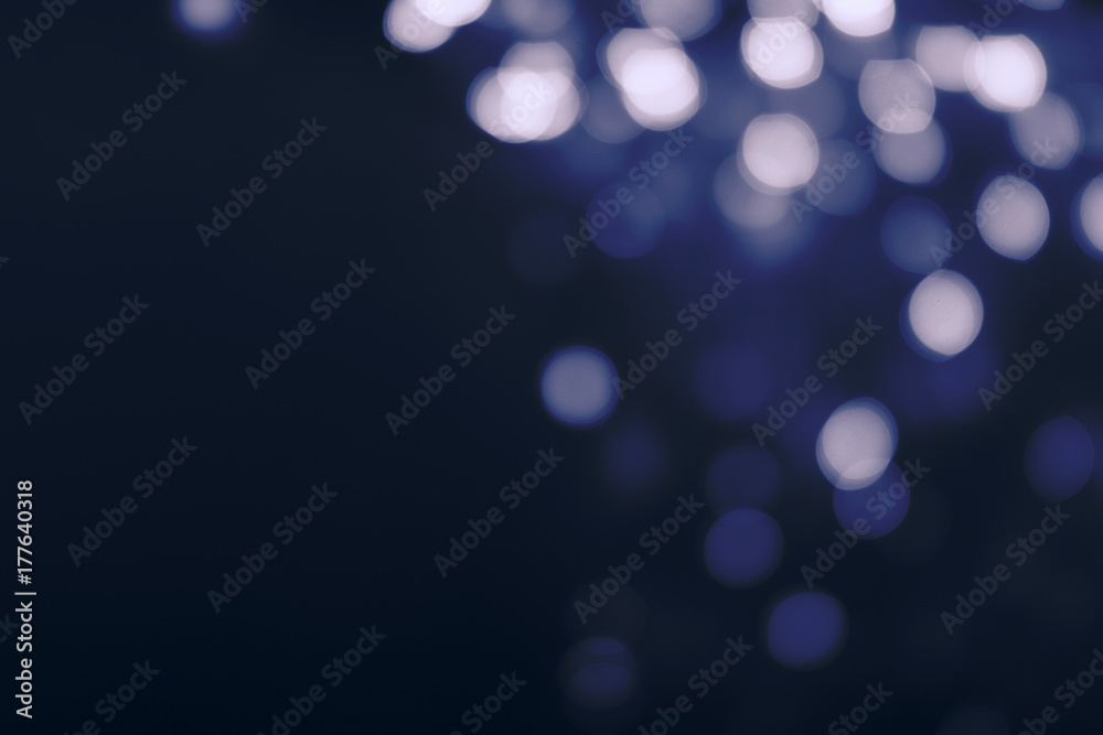 Blue abstract christmas lights as blur background Blue abstract christmas lights as blur background