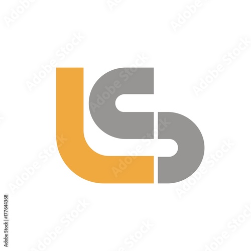 LS logo letter design template vector