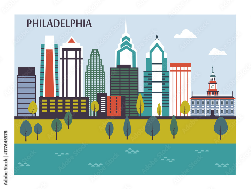 Philadelphia city. Philadelphia city.