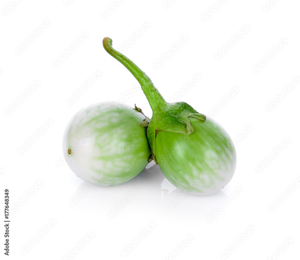Green egg isolated on white background. Green egg isolated on white background.