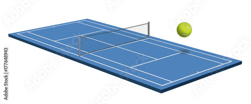 tennis blue