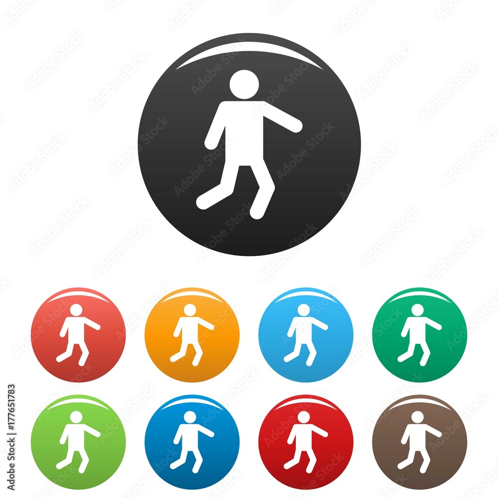 Stick figure stickman icons set pictogram vector simple Stick figure stickman icons set pictogram vector simple