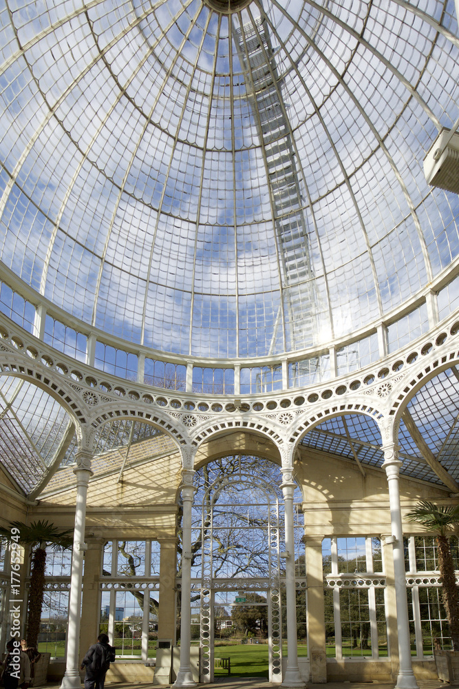 Interior of the a glass Conservatory,    
