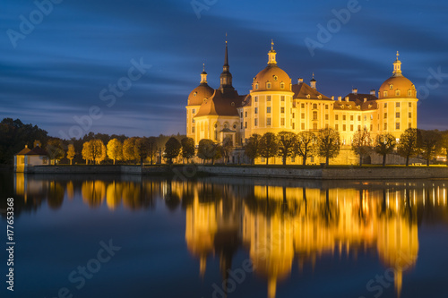 Moritzburg Castle ,night photography