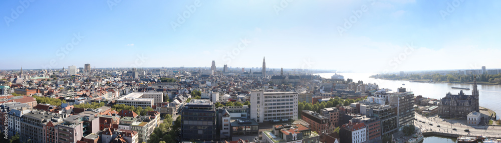 Antwerpen Belgien Skyline Panorama