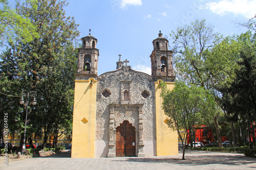Obraz na płótnie Capilla de la Conchita Coyoacan Mexico w salonie