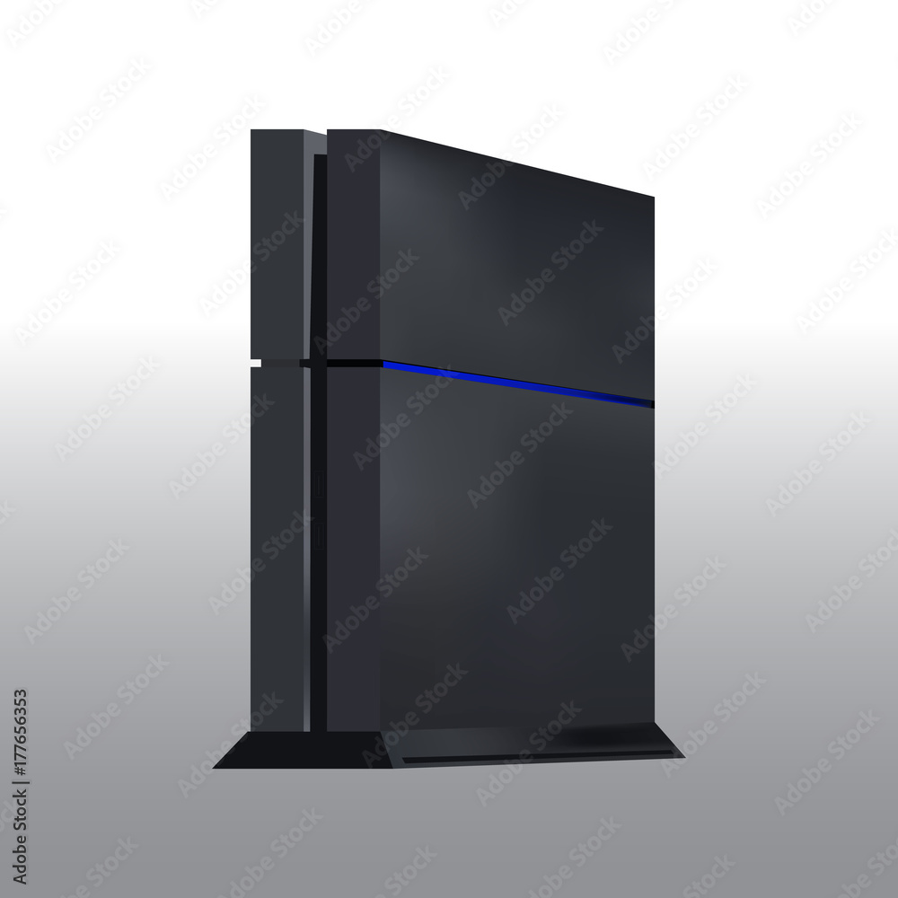 Game console for gamers and games, computer case, system unit Game console for gamers and games, computer case, system unit