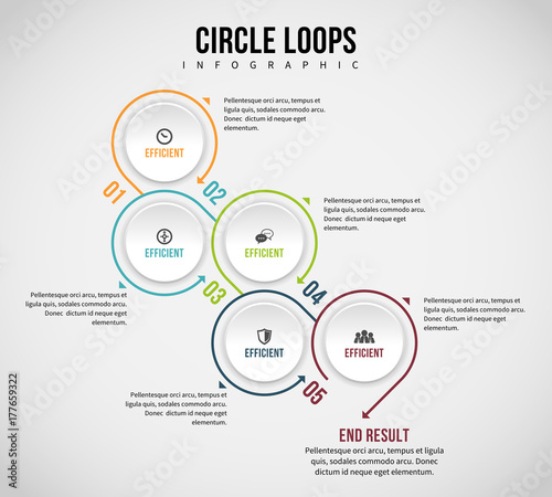 Circle Loops Infographic