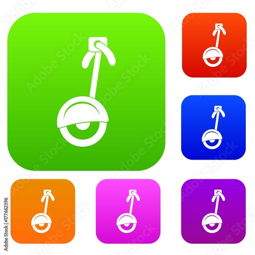 Unicycle set color collection