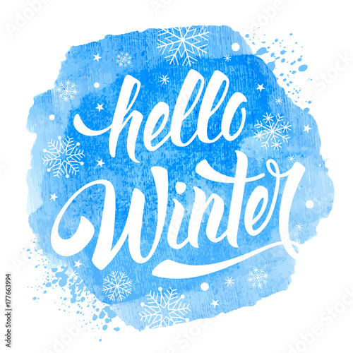 Hello Winter phrase