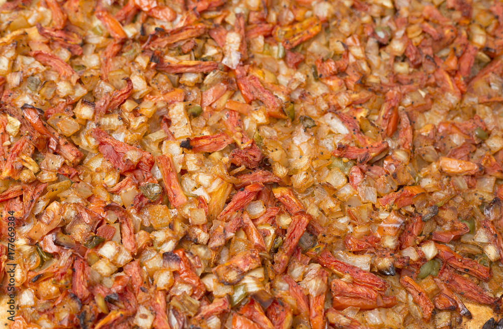 Coca de trampó traditional Mallorcan food Coca de trampó traditional Mallorcan food