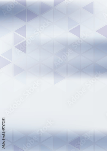 Simple blue gray pattern textured by triangles. Abstract geometric background