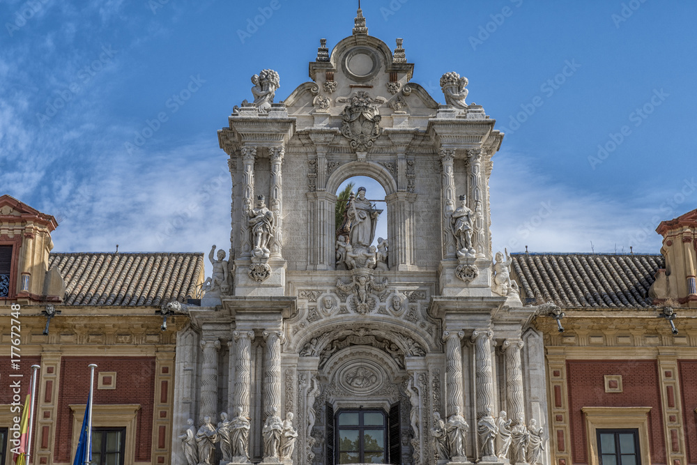 Fototapeta premium Seville - Spain and the Plaza de España