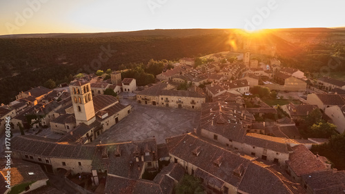Pedraza medieval village in Segovia, Spain photo