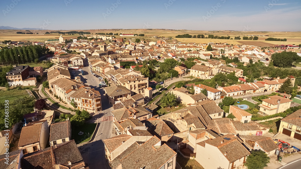 Turegano village in Segovia, Spain