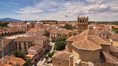 Riaza village in Segovia province, Spain photo