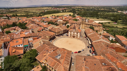 Riaza village in Segovia province, Spain photo