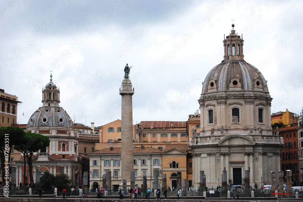 Rome, Italy  - Churches and Fori Imperiali