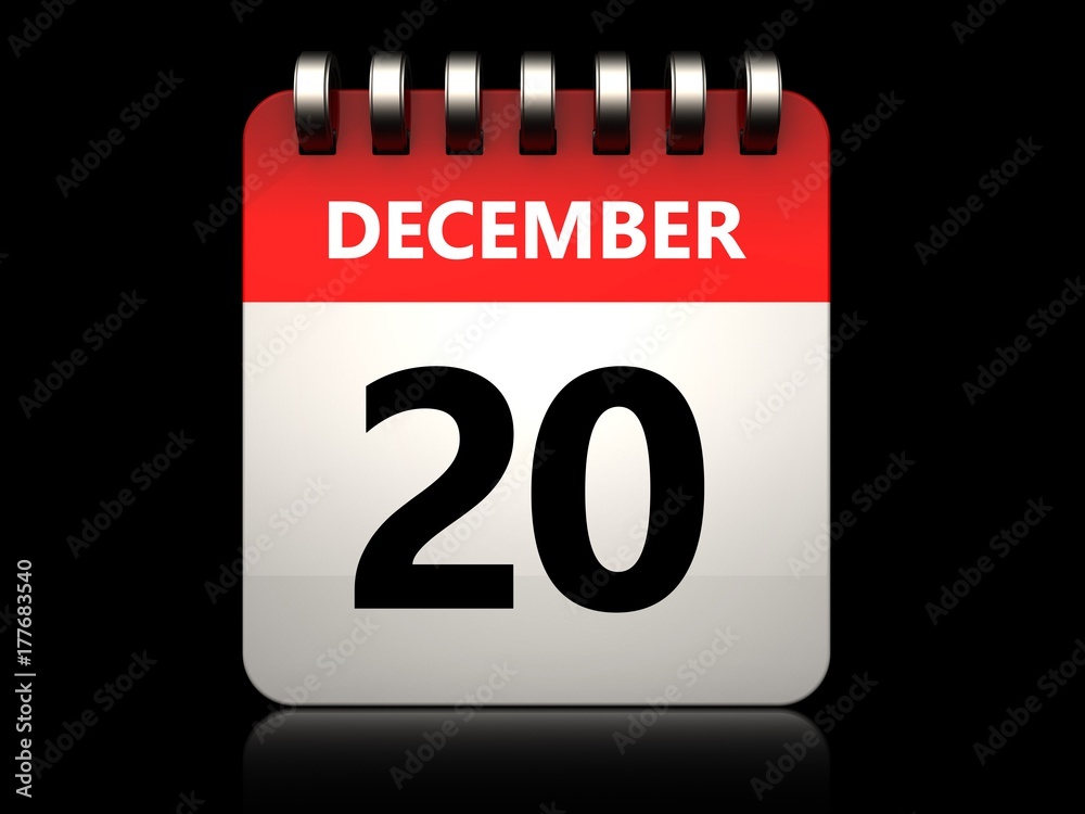 3d 20 december calendar 3d 20 december calendar