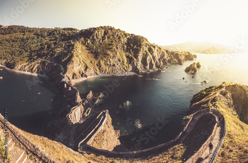The real Dragonstone! Gaztelugatxe, an islet in Spain's Basque Country. Behold, the stunning, real-life location that features in hit HBO series Game of Thrones as the mystical island of Dragonstone.