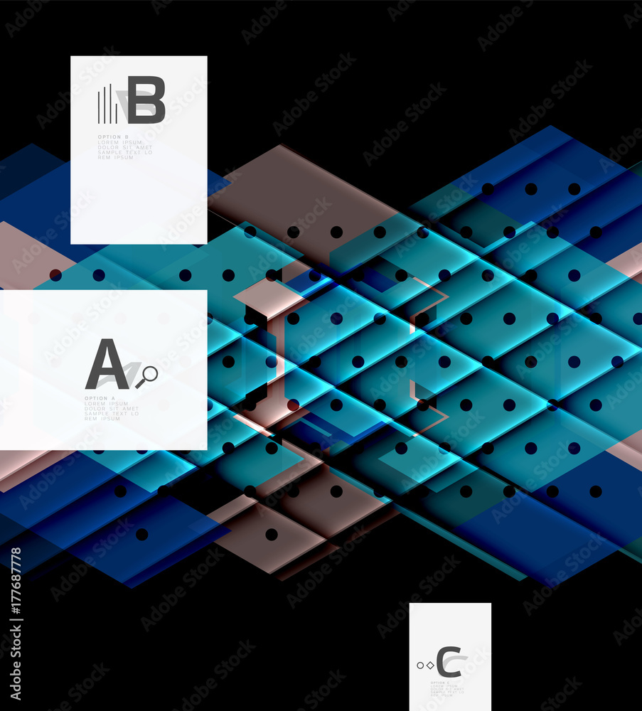 Color triangles background design Color triangles background design