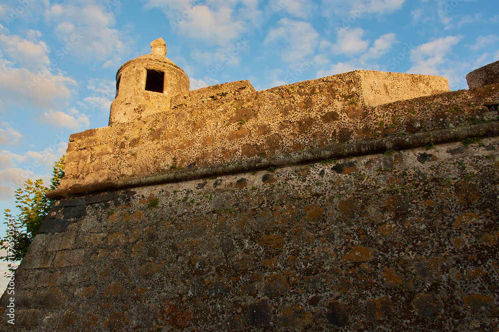 Festung Sao Bras in Ponta Delgada, Sao Miguel, Azoren