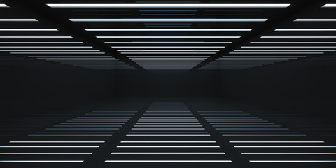 Modern black box room