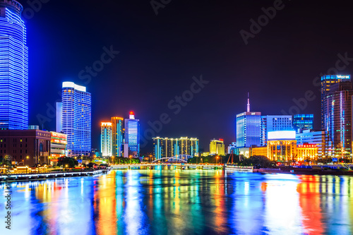 City architecture landscape night view © 昊 周