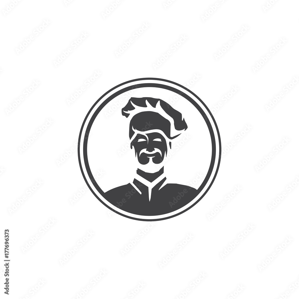 Chef Icon logo Chef Icon logo