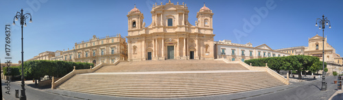 Great and White Cathedral of Noto in Sicily