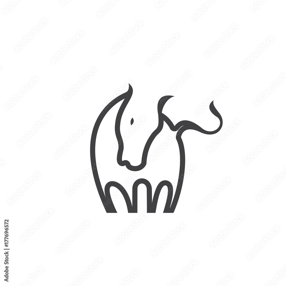 Obraz premium Horse Logo