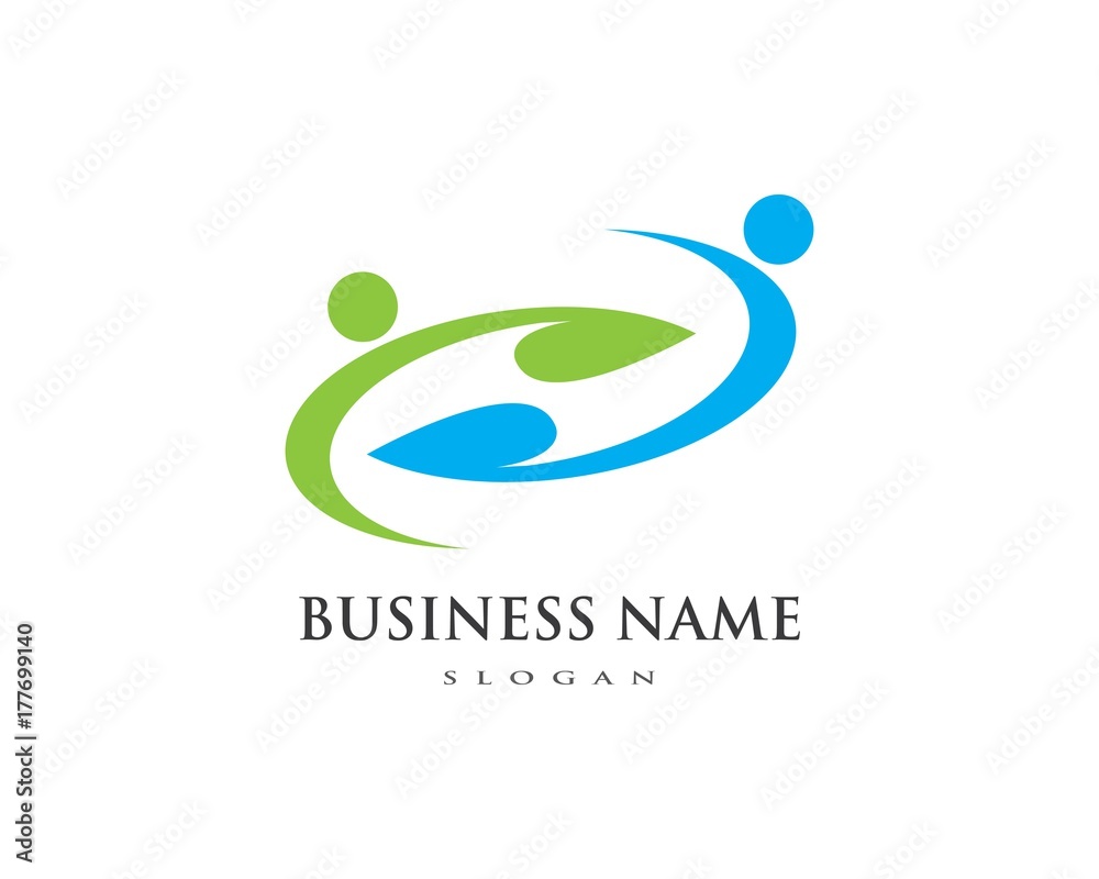 Healthy Life Logo template