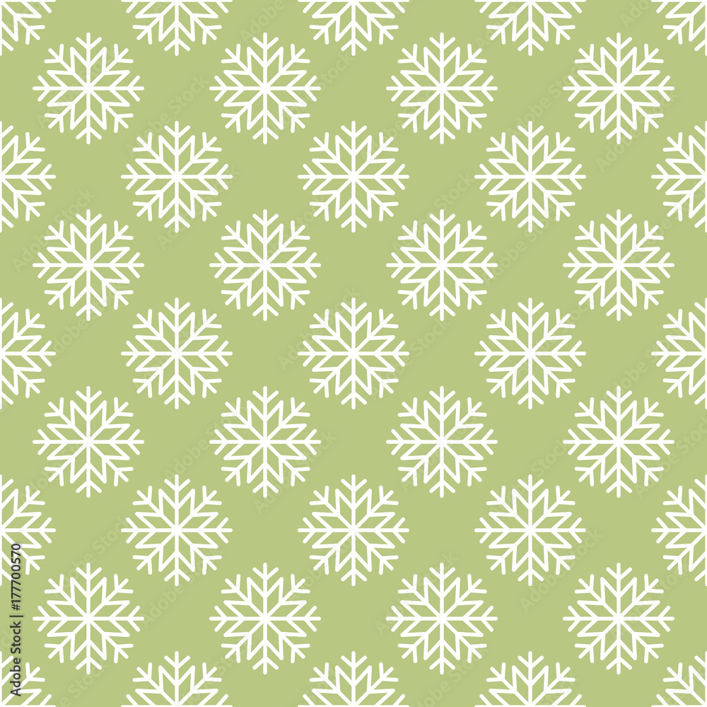 Vector Snowflakes Seamless Pattern Vector Snowflakes Seamless Pattern