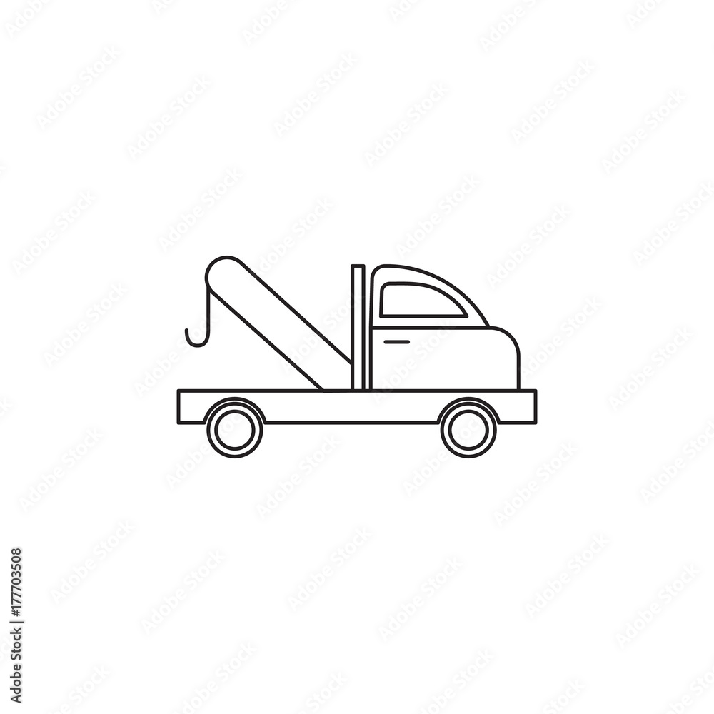 car tow service icon car tow service icon