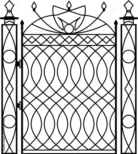 Wrought Iron Gate