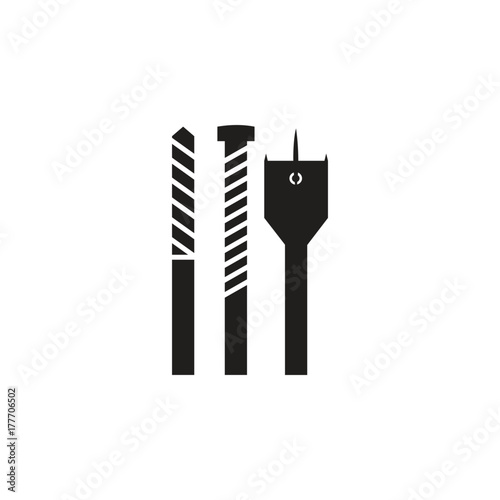 Screw driver bit set icon
