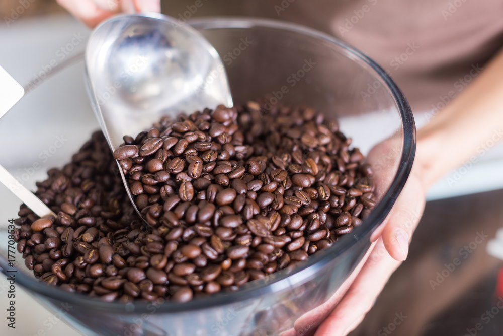Fototapeta premium Image of container with coffee