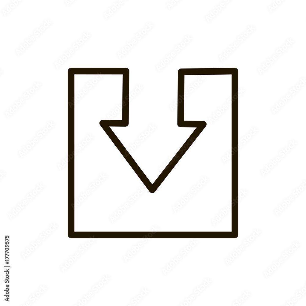 Flat line icon Flat line icon