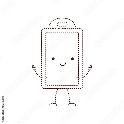 chopping board utensil cartoon dotted silhouette brown